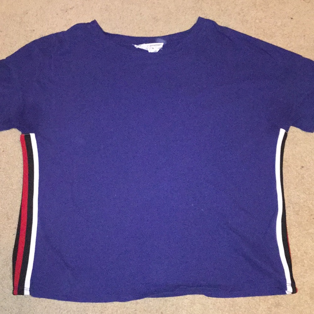 Stripey Cropped Tee